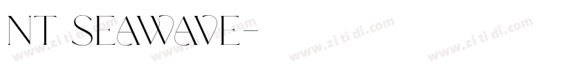 NT SEAWAVE字体转换